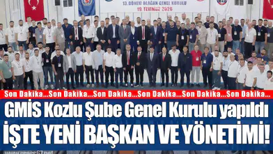 Kozlu'da GMİS Genel Kurulu Gerçekleştirildi