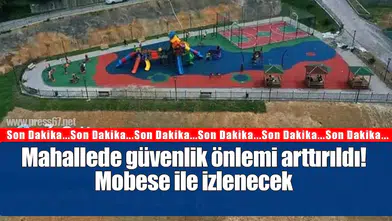 Zonguldak'ta park MOBESE ile 7/24 izlenecek, zarar verenlere yasal işlem