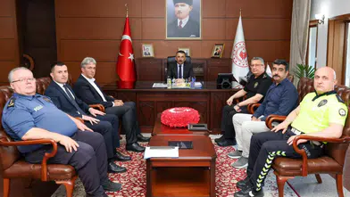 Trafik Güvenliği ve Spor Faaliyetleri İçin Ortak Çalışma Toplantısı Yapıldı