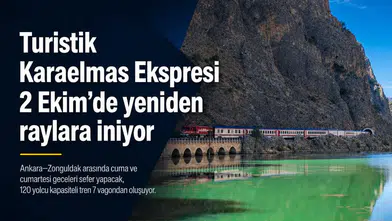 Turistik Karaelmas Ekspresi 2 Ekim’de yeniden raylara iniyor