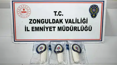 Zonguldak'ta iki narkotik operasyonunda 462 gram kokain ele geçirildi