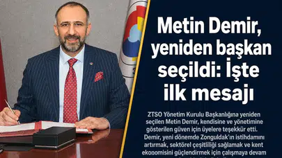 ZTSO Başkanı Metin Demir yeniden seçildi: 2026-2030 dönemi için hedefler belli oldu