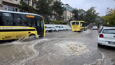 Zonguldak'ta sağanak ulaşımı felç etti: Araçlar arızalandı, tünellerde trafik kontrollü sağlandı