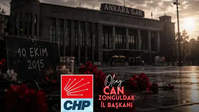 CHP Zonguldak İl Başkanı Can’dan 10 Ekim anması