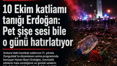 10 Ekim katliamı tanığı Erdoğan: Pet şişe sesi bile o günü hatırlatıyor
