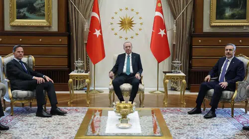 Erdoğan ve NATO Genel Sekreteri Rutte Ankara'da Bir Araya Geldi