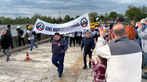 Edirne'de Madenci Rüzgarı: 1 Mayıs Mitingine GMİS Damga Vurdu