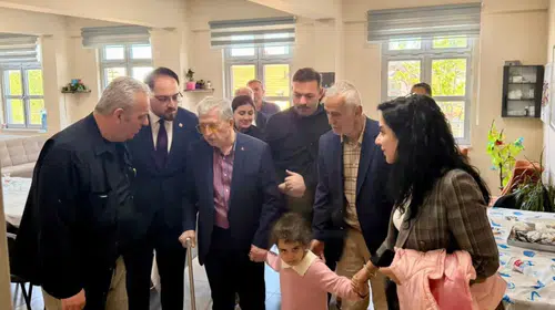 Köksal Toptan, Zonguldak'ta adını taşıyan okullarda öğrencilerle buluştu