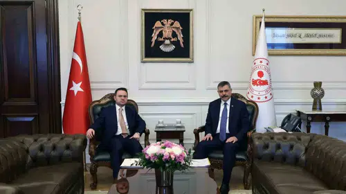 Mustafa Çiftçi ile Akın Gürlek bakanlıkta görüştü