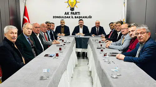 AK Parti Zonguldak İl Başkanı Çağlayan Mayıs ayı toplantısını yönetti