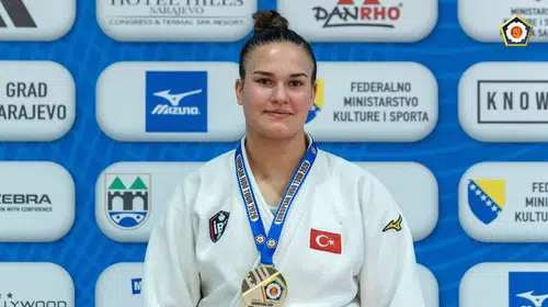 BEUN'lu Millî Judocu Gülenay’dan Avrupa'da altın zafer