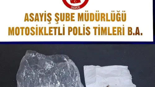 Düzce'de uyuşturucu operasyonunda iki kişi tutuklandı