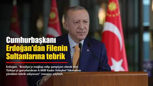 Cumhurbaşkanı Erdoğan ve Bahçeli'den Voleybol Takımına Kutlama Mesajı!