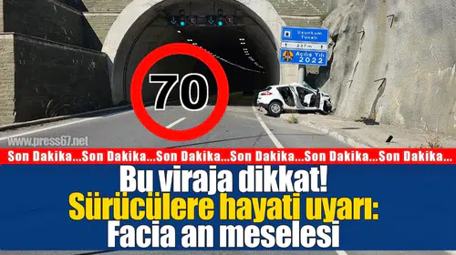 Bu viraja dikkat! Sürücülere hayati uyarı: Facia an meselesi