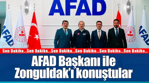 Muammer Avcı, AFAD Başkanı Ali Hamza Pehlivan ile Zonguldak’ın Öncelikli Taleplerini Görüştü