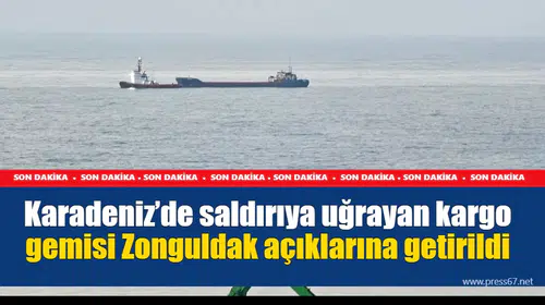 O gemi Zonguldak açıklarında! Ukrayna'da dron saldırısına uğramıştı