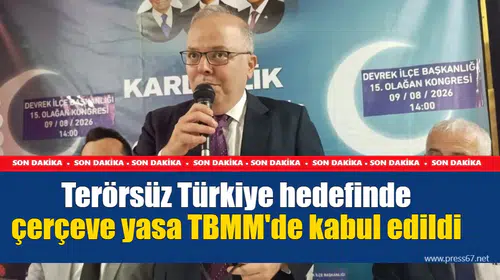 Terörsüz Türkiye hedefinde çerçeve yasa TBMM'de kabul edildi