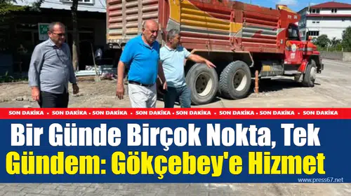 Başkan Öztürk, ilçenin gelişimi için hafriyat çalışmalarını yerinde denetliyor