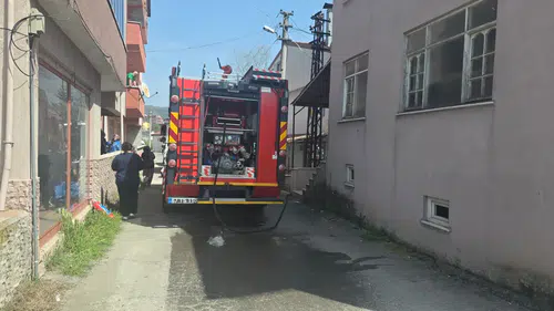 Ereğli'de korkutan şofben yangını: Anne ve engelli kızı hastanelik oldu