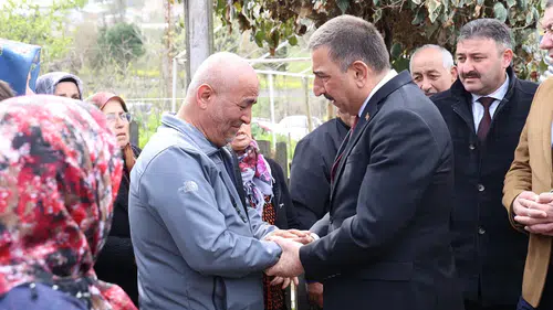 Vali Hacıbektaşoğlu'ndan acılı aileye taziye ziyareti