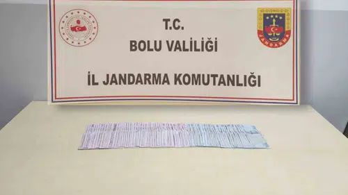 Bolu’da kıraathaneden 12 bin lira çalan şüpheli tutuklandı