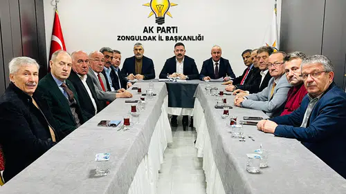 AK Parti Zonguldak İl Başkanı Çağlayan Mayıs ayı toplantısını yönetti