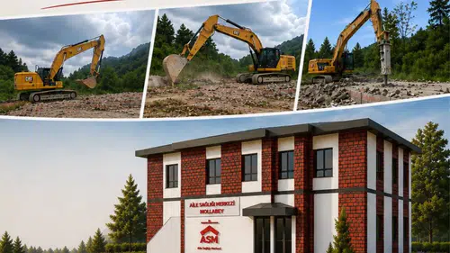 Alaplı Mollabey’de yeni sağlık tesisi için inşaat çalışmaları başladı