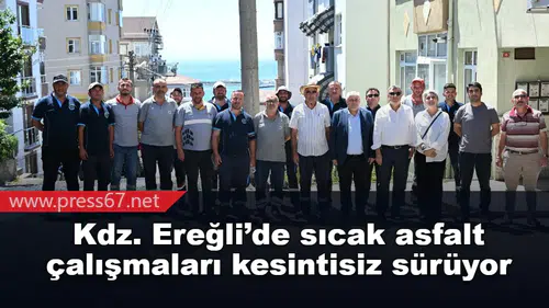 Asfalt Çalışmaları Süleymanlar Mahallesi'nde Devam Ediyor, Başkanvekili Emekçileri Ziyaret Etti