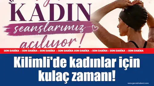 Kilimli'de kadınlara özel yüzme seansları başlıyor