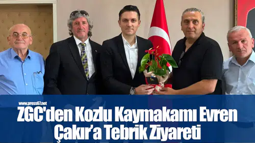 ZGC'den Kozlu Kaymakamı Evren Çakır’a Tebrik Ziyareti