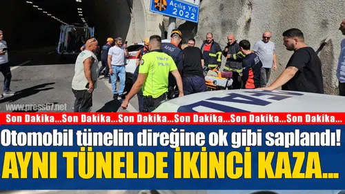 Zonguldak'ta yürekleri ağza getiren kaza! Tünelin girişine böyle ok gibi saplandı... Kurtarma ekipleri seferber oldu!