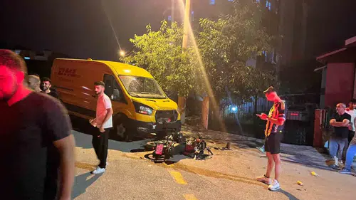 Bolu'da motosiklet ve panelvan çarpışması: 1 yaralı