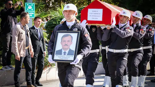 Vefat eden Zonguldak Vali Yardımcısı Muammer Balcı için tören düzenlendi