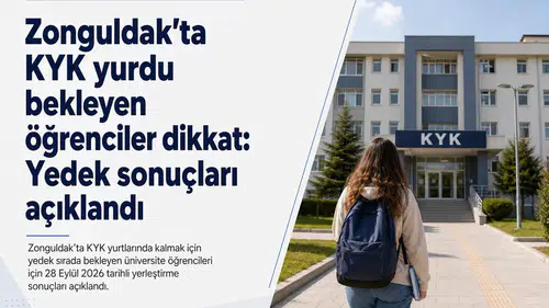 Zonguldak’ta KYK yurdu bekleyen öğrenciler dikkat: Yedek sonuçları açıklandı