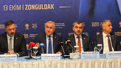 Bakan Bak: Zonguldak’a yeni stadyum kazandırmak istiyoruz