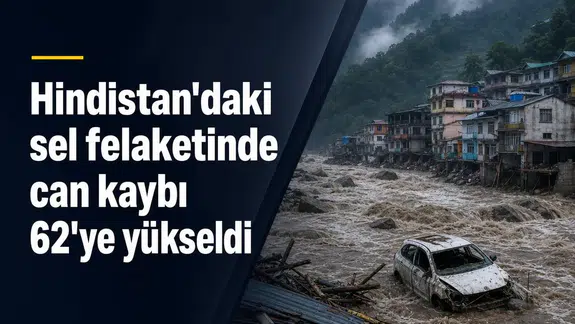 Hindistan'daki Şiddetli Sel Afetinde Hayatını Kaybedenlerin Sayısı 62'ye Çıktı