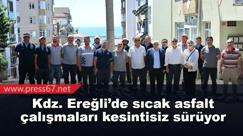 Asfalt Çalışmaları Süleymanlar Mahallesi'nde Devam Ediyor, Başkanvekili Emekçileri Ziyaret Etti