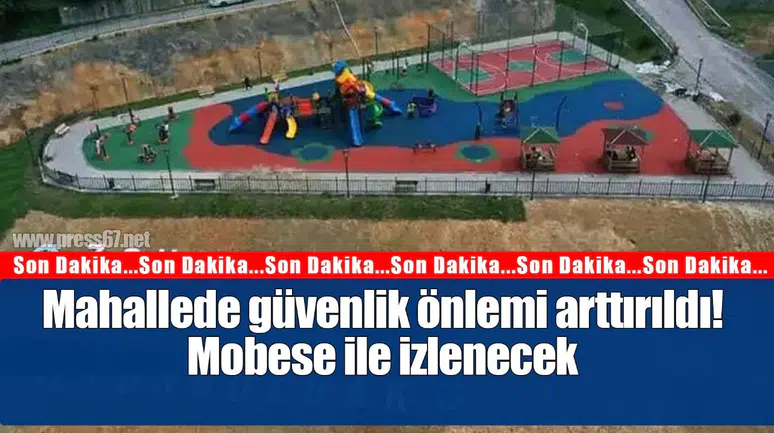 Zonguldak'ta park MOBESE ile 7/24 izlenecek, zarar verenlere yasal işlem
