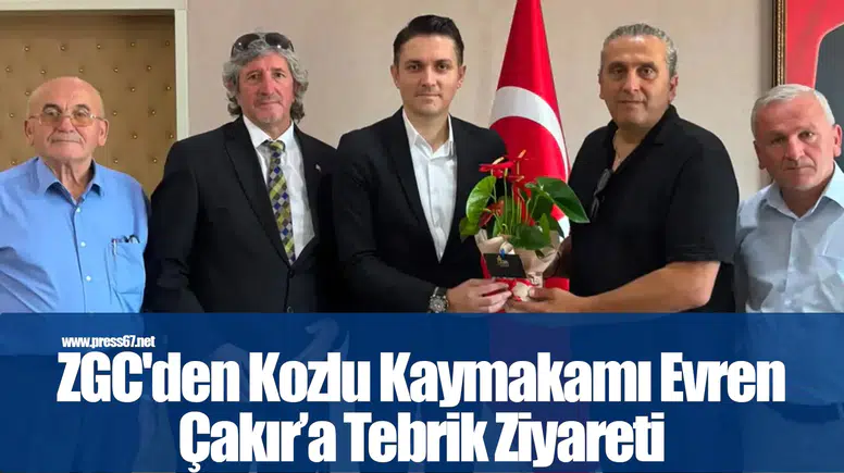 ZGC'den Kozlu Kaymakamı Evren Çakır’a Tebrik Ziyareti