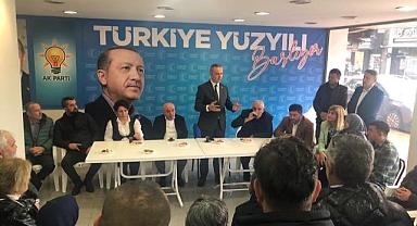 AK Parti heyeti Kozlu'da seçim ofisinde buluştu