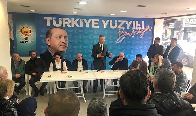 AK Parti heyeti Kozlu'da seçim ofisinde buluştu