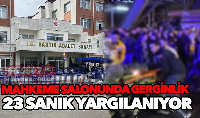 Amasra faciası sanıkları hakim karşısında! Mahkeme salonunda gerginlik...