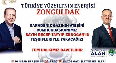 Başkan Alan büyük açılışa davet etti