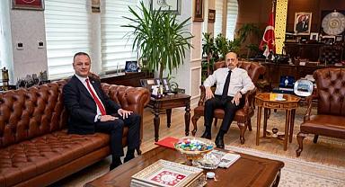 Başkan Alan'dan Bakan Vedat Bilgin'e ziyaret