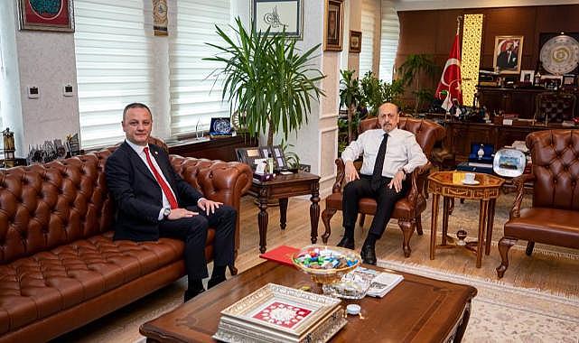 Başkan Alan'dan Bakan Vedat Bilgin'e ziyaret