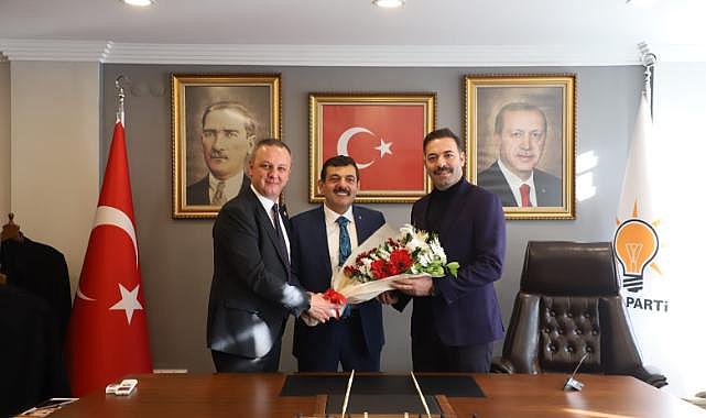 Başkan Alan'dan İl Başkanlığı'na atanan Çağlayan'a tebrik ziyareti!