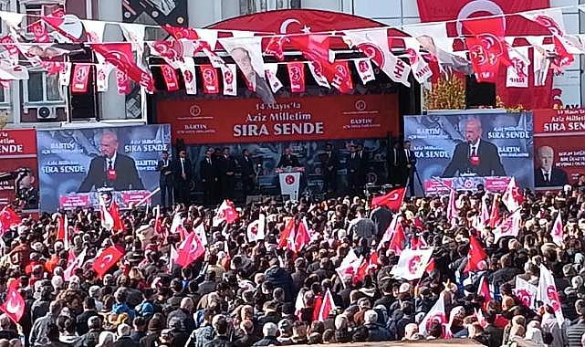 Devlet Bahçeli Bartın'da