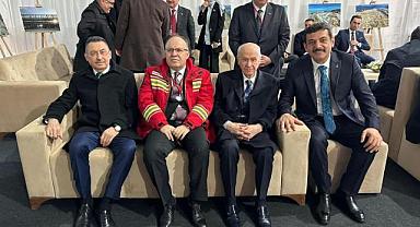 Fuat Oktay ve Devlet Bahçeli Zonguldak'ta