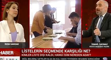 İsmail Saymaz'dan liste tepkisi: CHP'liler hangi motivasyonla bu listelere oy verecek