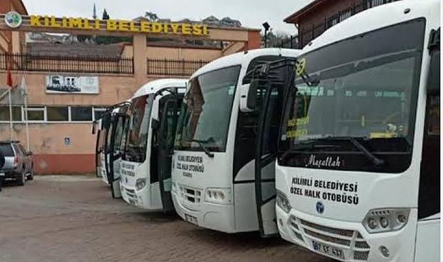 Kilimli'de toplu taşıma sözleşmesi üç ay daha uzatıldı!